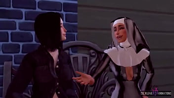 Trans Nun Fucks With One From The Church thumbnail