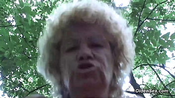 Blonde hungarian granny francsina has blind date in the woods for the first time in her life and she sucks and fucks big dick gabor pov Blonde hungarian granny francsina has blind date in the woods for the first time in her life and she sucks and fucks big dick gabor pov