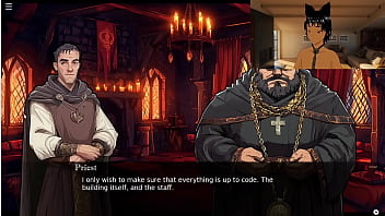 Lucky monster lady pink trying to get customers and lady pink giving a blow job and anal fucked by a demon