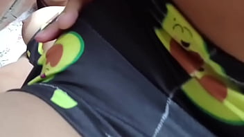 The charming porn actress yuliethgomez in a swimsuit while touching her wet vagina