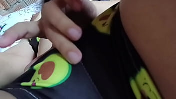 The charming porn actress yuliethgomez in a swimsuit while touching her wet vagina