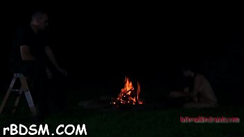 Glamor brunette floosy is rubbing her nice tang