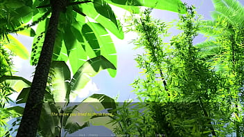 The lust city #04 beautiful red head strips in jungle and gives me hot blowjob and massive pussy creampie