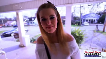 Cutie stacie shows off her twat and sucks a hard cock