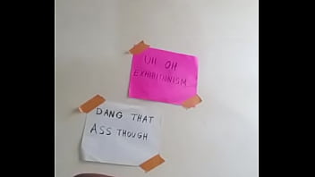 Choosing between uh oh exhibitionism or dang that ass though for an aesthetic background 1