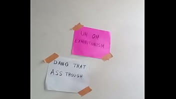 Choosing between uh oh exhibitionism or dang that ass though for an aesthetic background 1