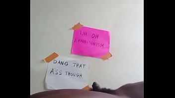 Choosing between uh oh exhibitionism or dang that ass though for an aesthetic background 1