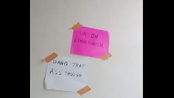 Choosing between uh oh exhibitionism or dang that ass though for an aesthetic background 1