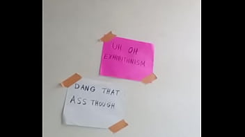 Choosing between uh oh exhibitionism or dang that ass though for an aesthetic background 1