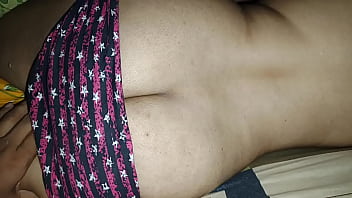 Sleeping desi housewife get massaged her ass