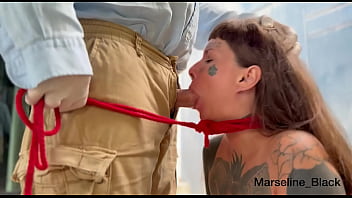 He put a leash on me and made me suck his dick part 1