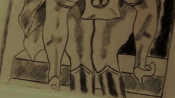 Retro erotic drawings