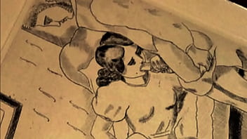 Retro erotic drawings