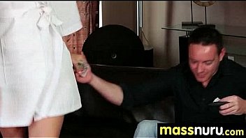 Naughty chick gives an amazing japanese massage 21