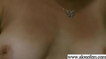 Girl masturbating with sex toys dildos to get orgasm clip 01