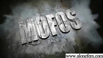 Girl masturbating with sex toys dildos to get orgasm clip 01