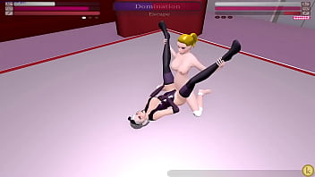 Lilsya vs mickie kinky fight club lesbian sexfight strap on