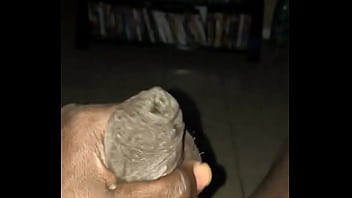 Home alone and horny stroking black dick