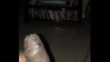 Home alone and horny stroking black dick