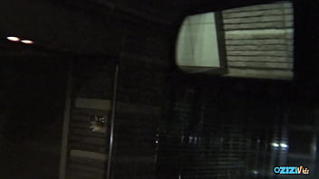 Having fun the car and going upstrairs for some night fun