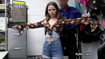 Hammering thief pussy for stealing make up