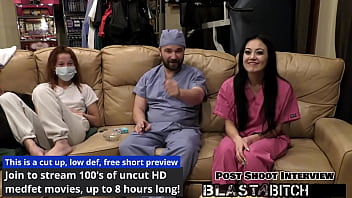 Blaire celeste sucks dick and gets pussy blasted with cum nurses pov