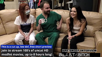 Blaire celeste sucks dick and gets pussy blasted with cum nurses pov