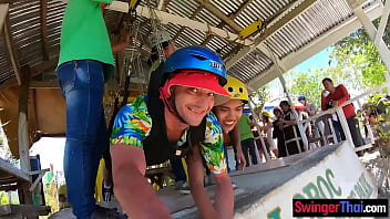 Big butt asian gf fucked from behind after a day out in an adventure park Big butt asian gf fucked from behind after a day out in an adventure park
