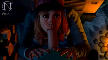 Until Dawn Teen Ashley Gives Amazing Sensual Bj To Chris Out In The Snow By The Campfire Niisath thumbnail