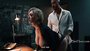 Busty milf boss gets wrecked by disgruntled employee in a sim Busty milf boss gets wrecked by disgruntled employee in a sim