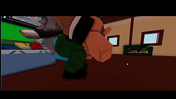 Jon cogido por sus amigas fraylin03115 y alidan2202 en roblox studio despues de jugar tongue battles