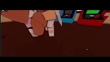 Jon cogido por sus amigas fraylin03115 y alidan2202 en roblox studio despues de jugar tongue battles