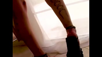 Faye runaway cute 19 yo tattoed cutie big dick pov blowjob and cum facial