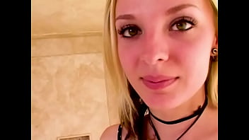 Faye runaway cute 19 yo tattoed cutie big dick pov blowjob and cum facial