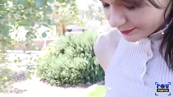 Sailor luna wouldn't mind to blow miles long's cock at the park