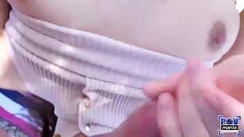 Sailor luna wouldn't mind to blow miles long's cock at the park