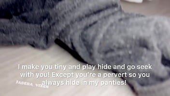 Tiny perverts love hiding in my panties