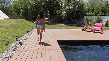 Intense sexual summer fun with petite brunette cutie lola rose