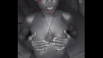 Two nice lil breast fi yuh cum pan theng lick it up