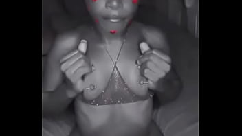 Two nice lil breast fi yuh cum pan theng lick it up