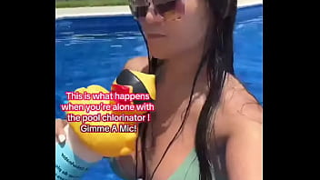 This is what happens when you’re alone with the pool chlorinator gimme a mic