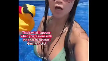 This is what happens when you’re alone with the pool chlorinator gimme a mic