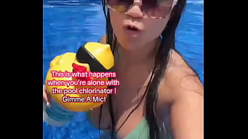 This is what happens when you’re alone with the pool chlorinator gimme a mic