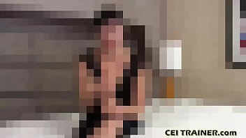 Cei cum eating instructions and femdom vids