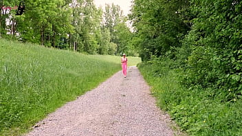 Bimbodoll takes stranger's cock while training