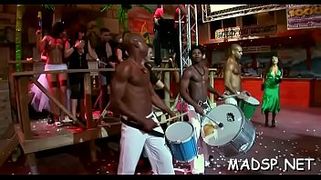 Babes lick each other and too get screwed by a dude