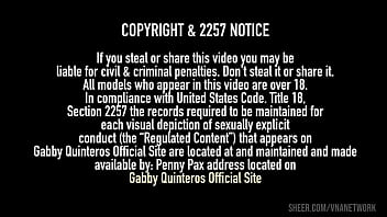 Naughty pussy latina gabby quinteros masturbates her nipples & cunt