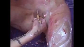 Hot Slut Pours Chocolate Syrup On Her Gf's Chest thumbnail