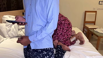 Nisha bhabhi caught room service boy masturbating and fucked him after seeing his big dick