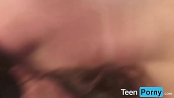 Gets fucked hard and a cum load on her face teenporny